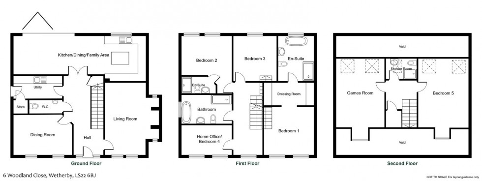 Floorplan for Wetherby, Woodland Close, LS22