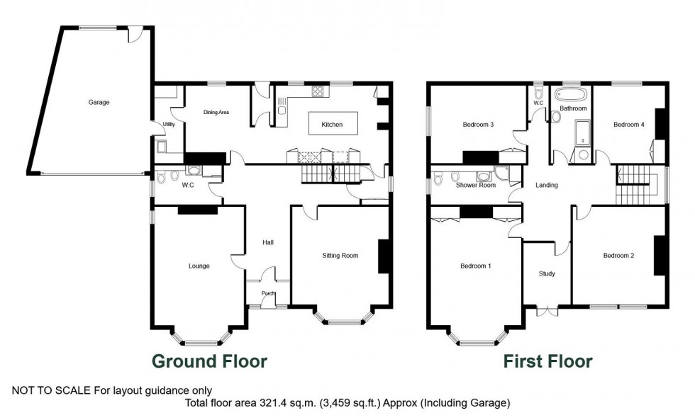 Floorplan for Spofforth Hill, Wetherby, West Yorkshire, LS22 6SE