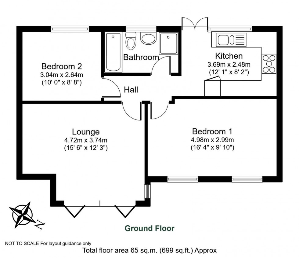 Floorplan for Boston Spa, West End, LS23