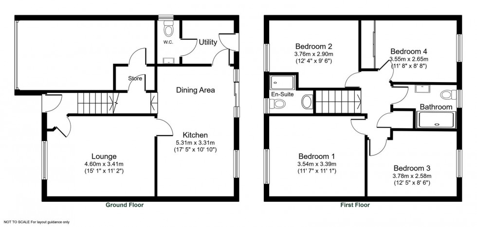 Floorplan for Sherburn in Elmet, Bramley Park Avenue, LS25