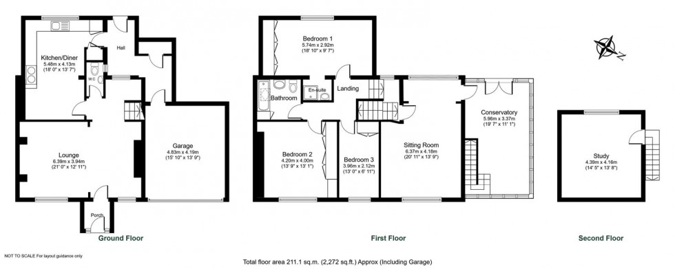 Floorplan for Sicklinghall, The Crescent, LS22