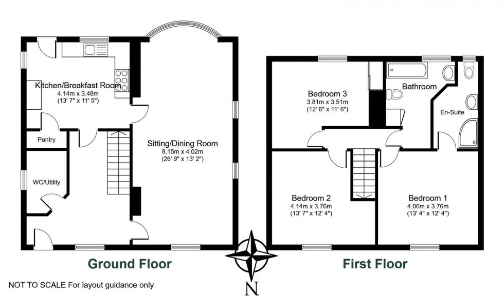 Floorplan for North Deighton, Wetherby, The Green, LS22