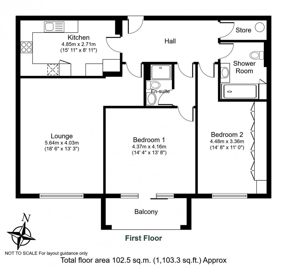 Floorplan for Wetherby, The Old Mill, Scott Lane, LS22