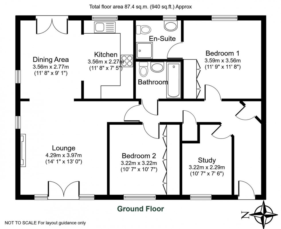 Floorplan for Wetherby, Farriers Court, LS22