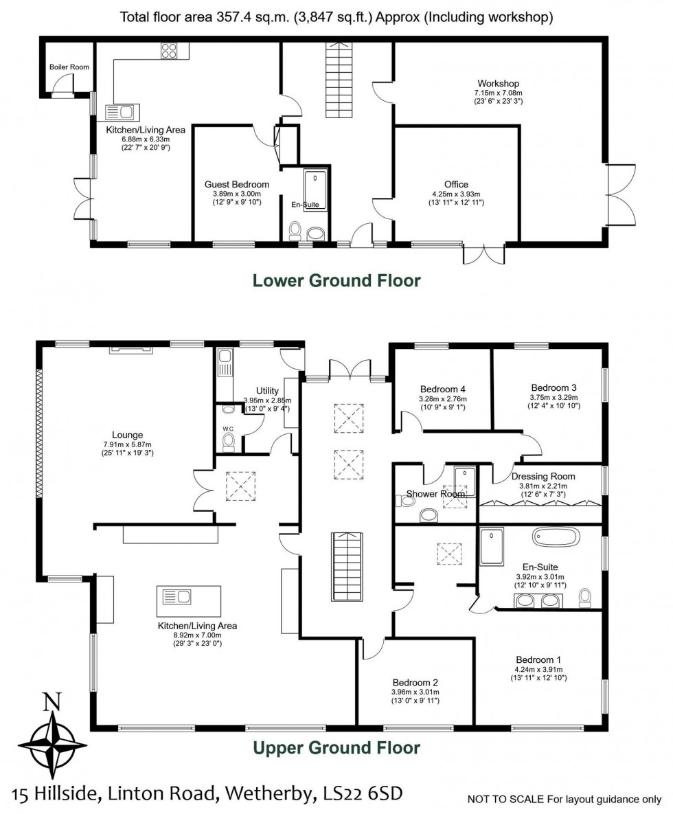 Floorplan for Wetherby, Linton Road, LS22