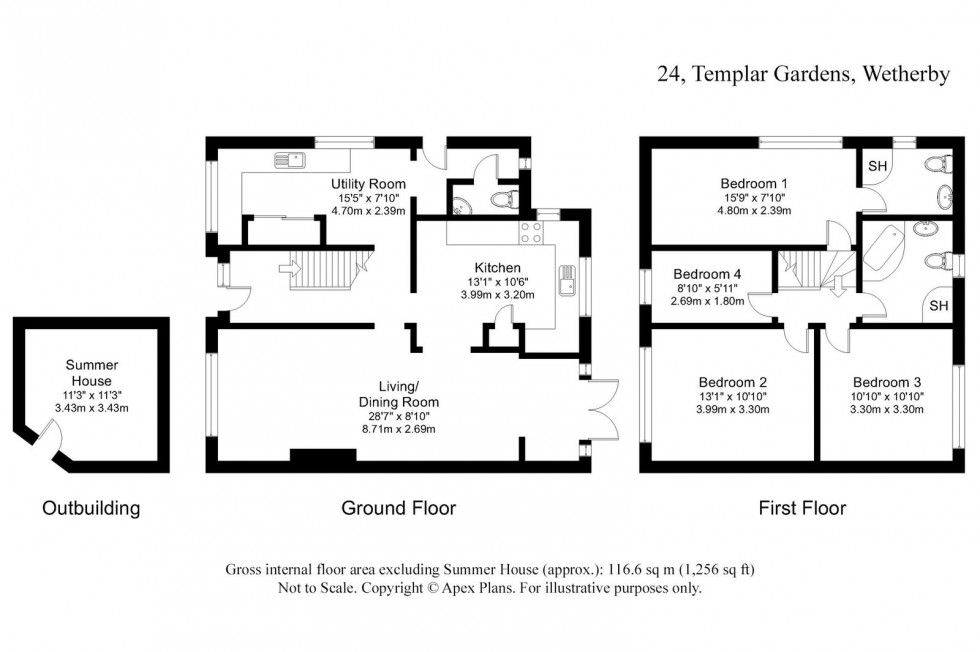 Floorplan for Wetherby, Templar Gardens, LS22