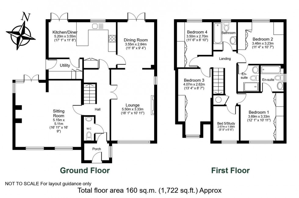 Floorplan for Monk Fryston, Chestnut Green, Leeds,  LS25
