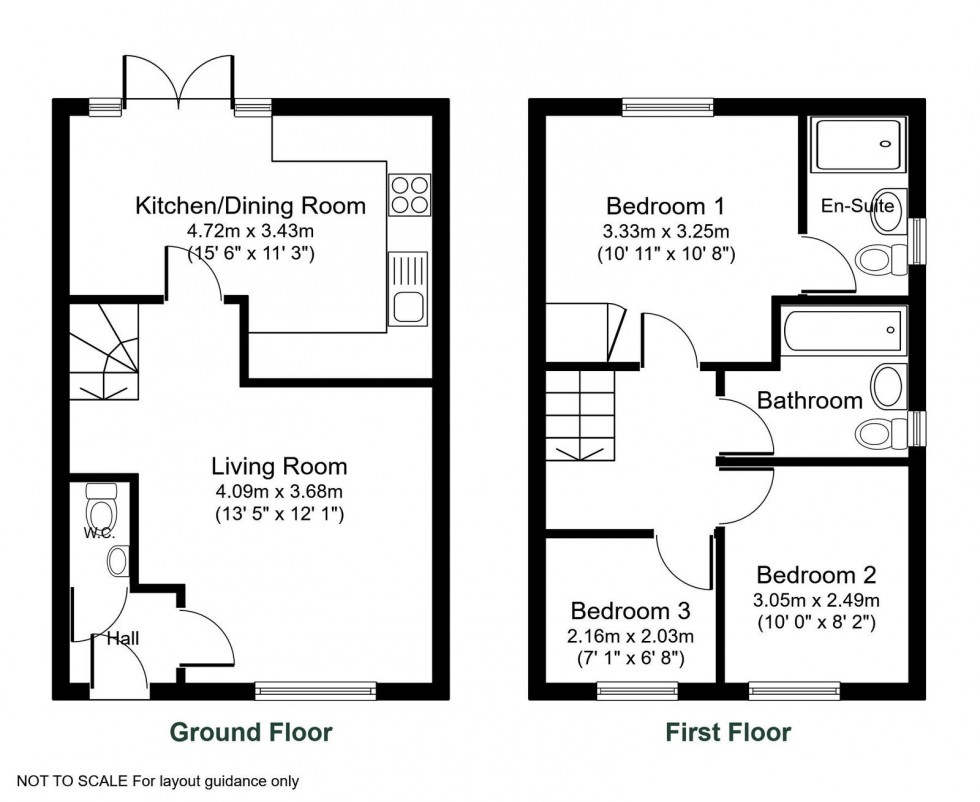 Floorplan for Church Fenton, Blenheim Way, LS24 