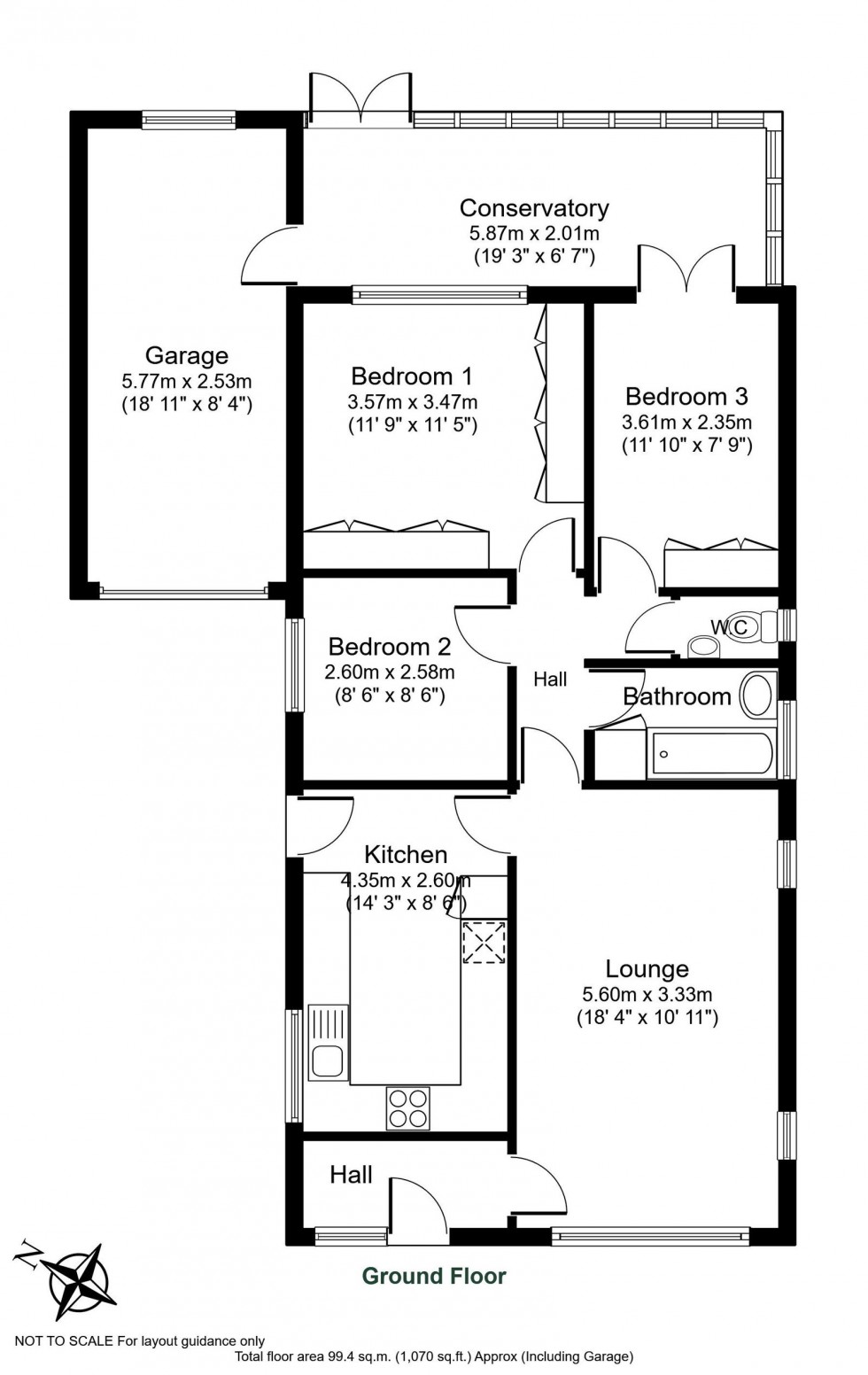 Floorplan for Wetherby, Appleby Way, LS22