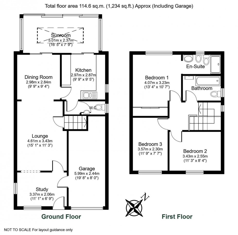 Floorplan for Thorner, Kirkfield Lane, LS14