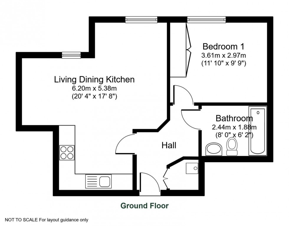 Floorplan for Wetherby, Deighton Road, Coach House Court, LS22