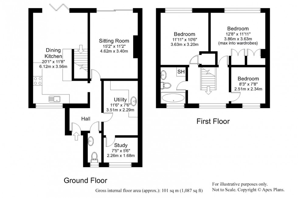 Floorplan for York, Prince Rupert Drive, YO26