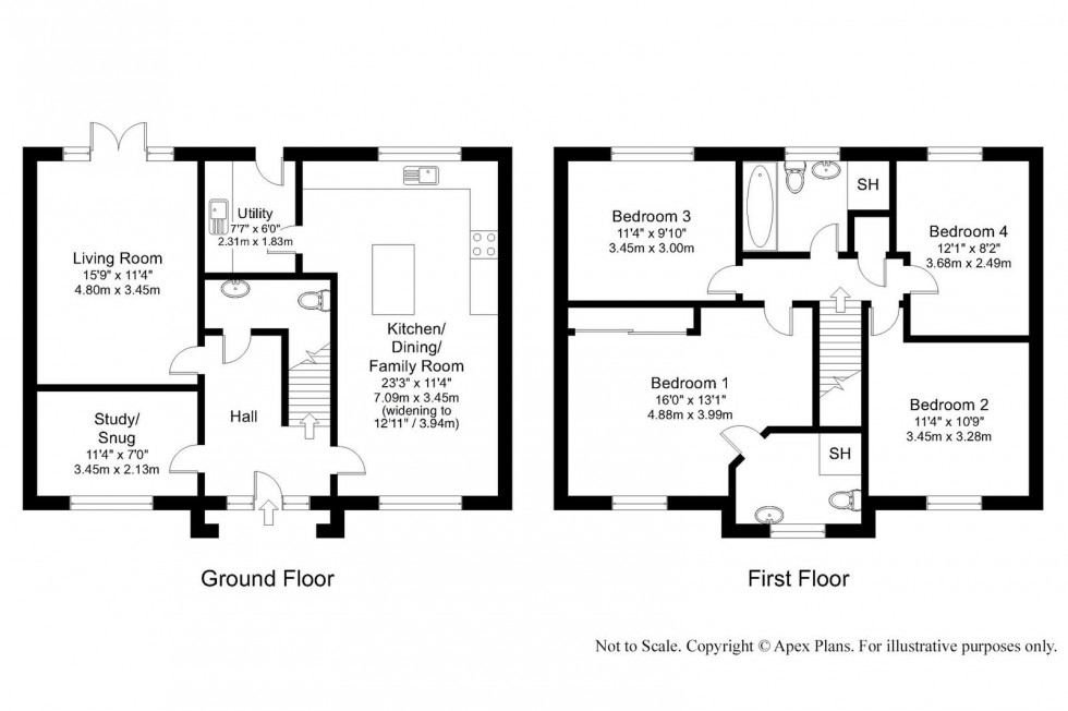Floorplan for Tockwith, Montague Grove, YO26