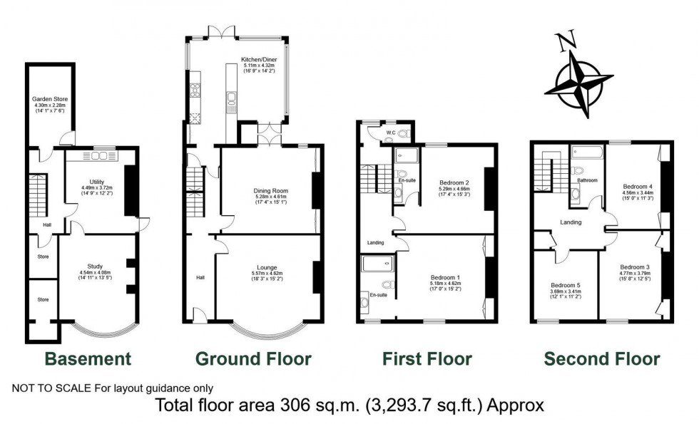 Floorplan for Boston Spa, High Street, LS23