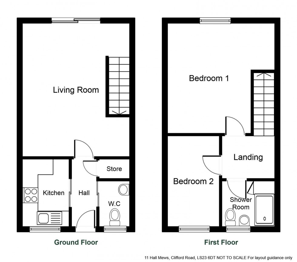 Floorplan for Boston Spa, Hall Mews, LS23