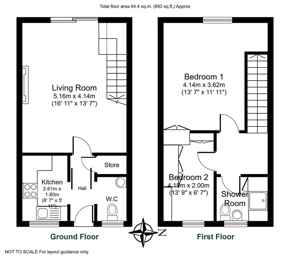 Floorplan for Boston Spa, Hall Mews, LS23