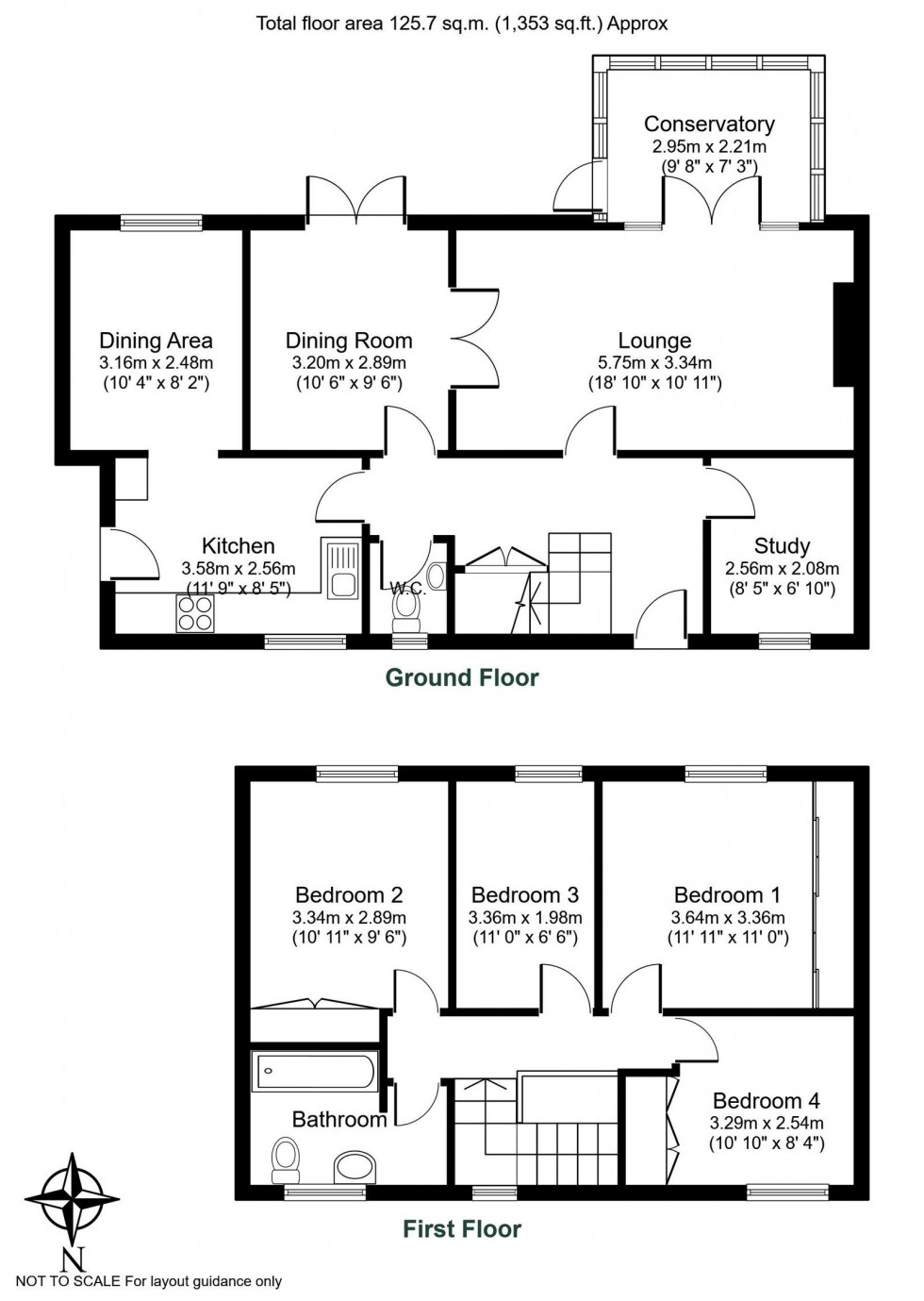 Floorplan for Boston Spa, Chestnut End, LS23
