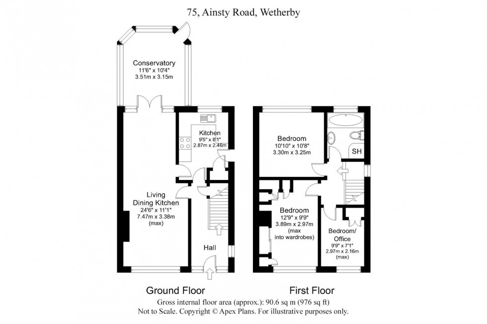 Floorplan for Wetherby, Ainsty Road, LS22