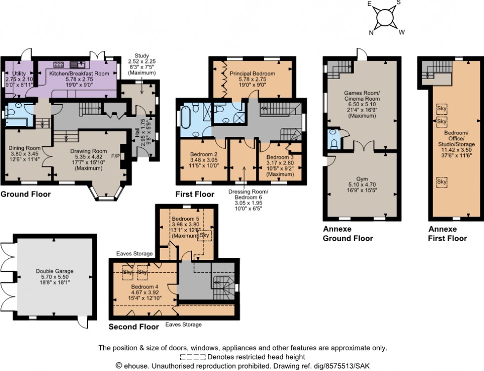 Floorplan for Cowthorpe, Wetherby, Oak Road, LS22