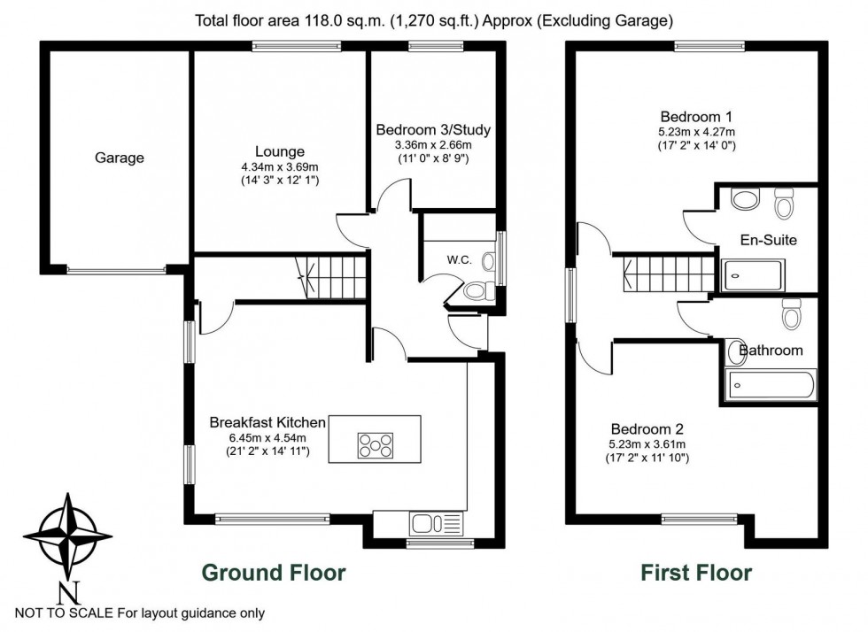 Floorplan for Boston Spa, Heathfield Lane, LS23