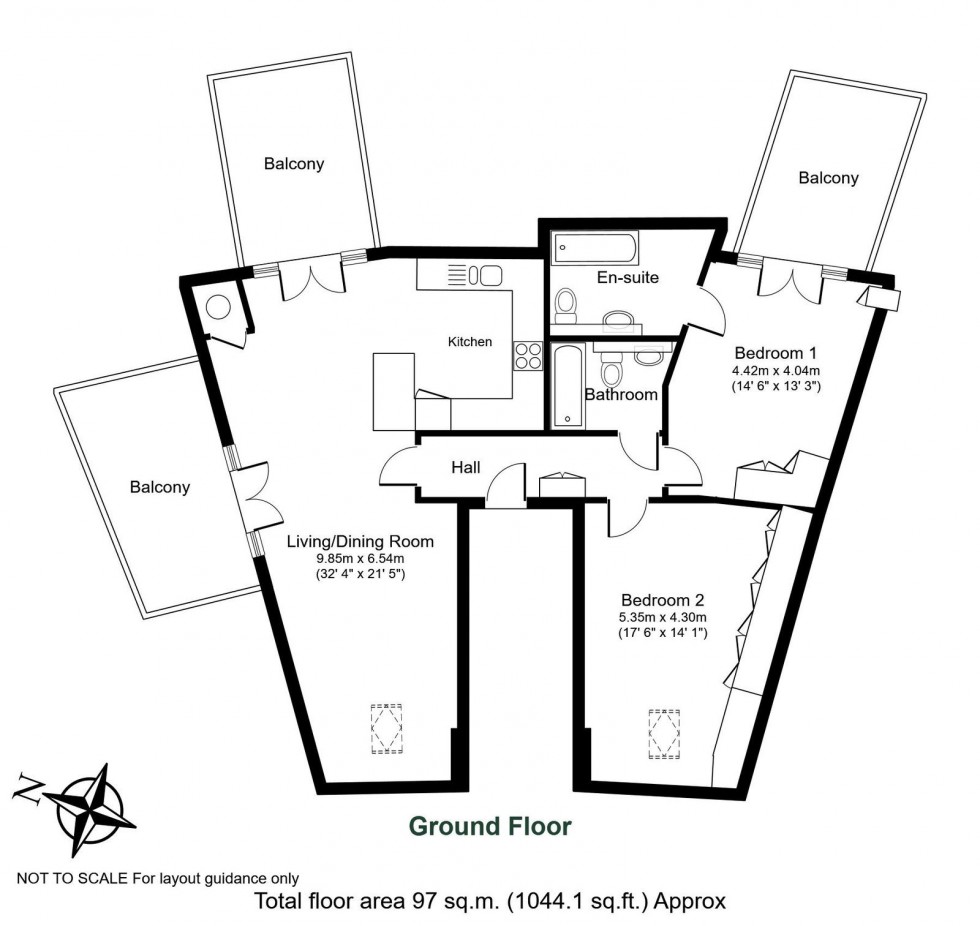Floorplan for Wetherby, Bridge End, Boston Road, LS22