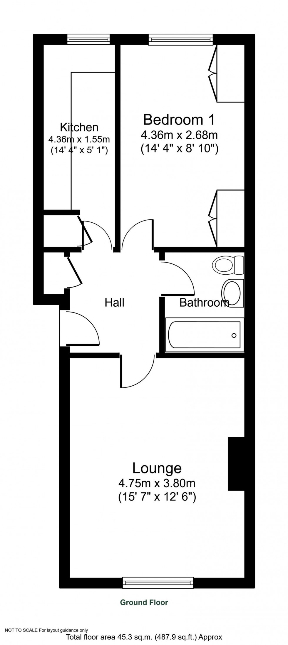 Floorplan for Wetherby, North Grove Court, LS22