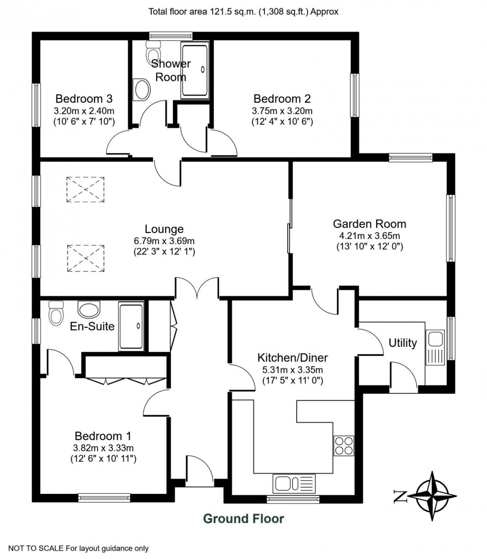 Floorplan for Wetherby, Butterwick Gardens, LS22
