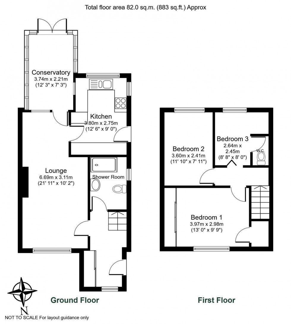 Floorplan for Wetherby, Glenfield Avenue, LS22