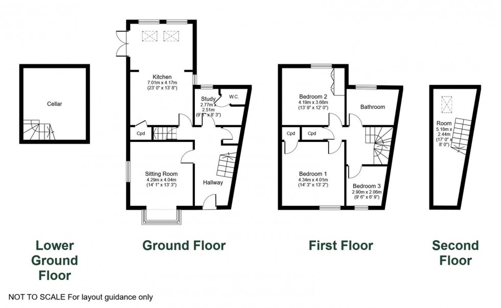 Floorplan for Boston Spa, High Street, LS23