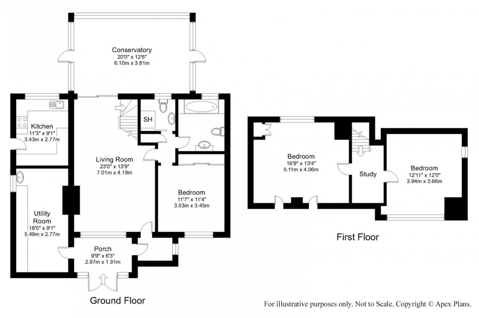 Floorplan for Walton, Hall Park Road, LS23
