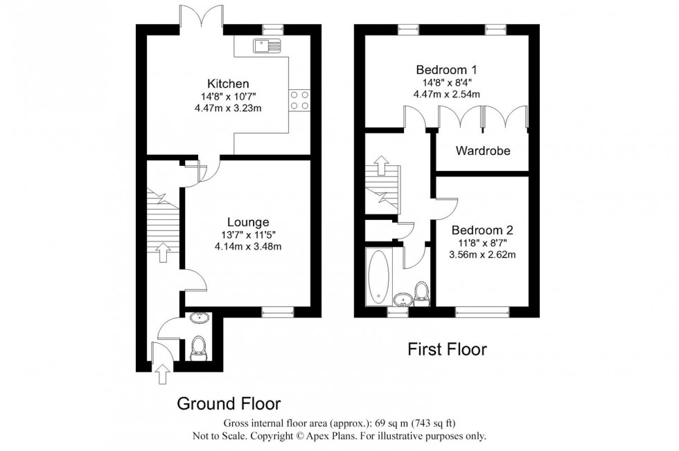 Floorplan for Wetherby, Bloom Drive, LS22