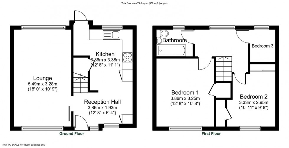 Floorplan for Boston Spa, Holly Road, LS23