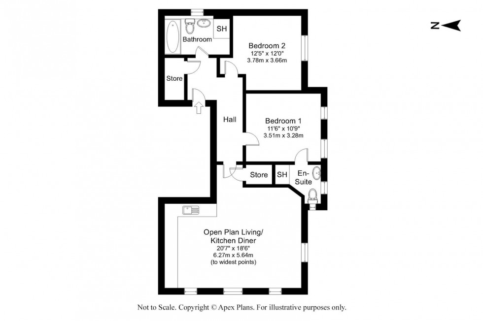Floorplan for Wetherby, Montagu Crescent, Spofforth Park, LS22