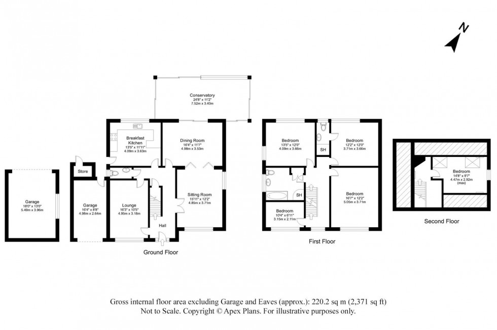 Floorplan for Bardsey, Leeds, Blackmoor Lane, LS17