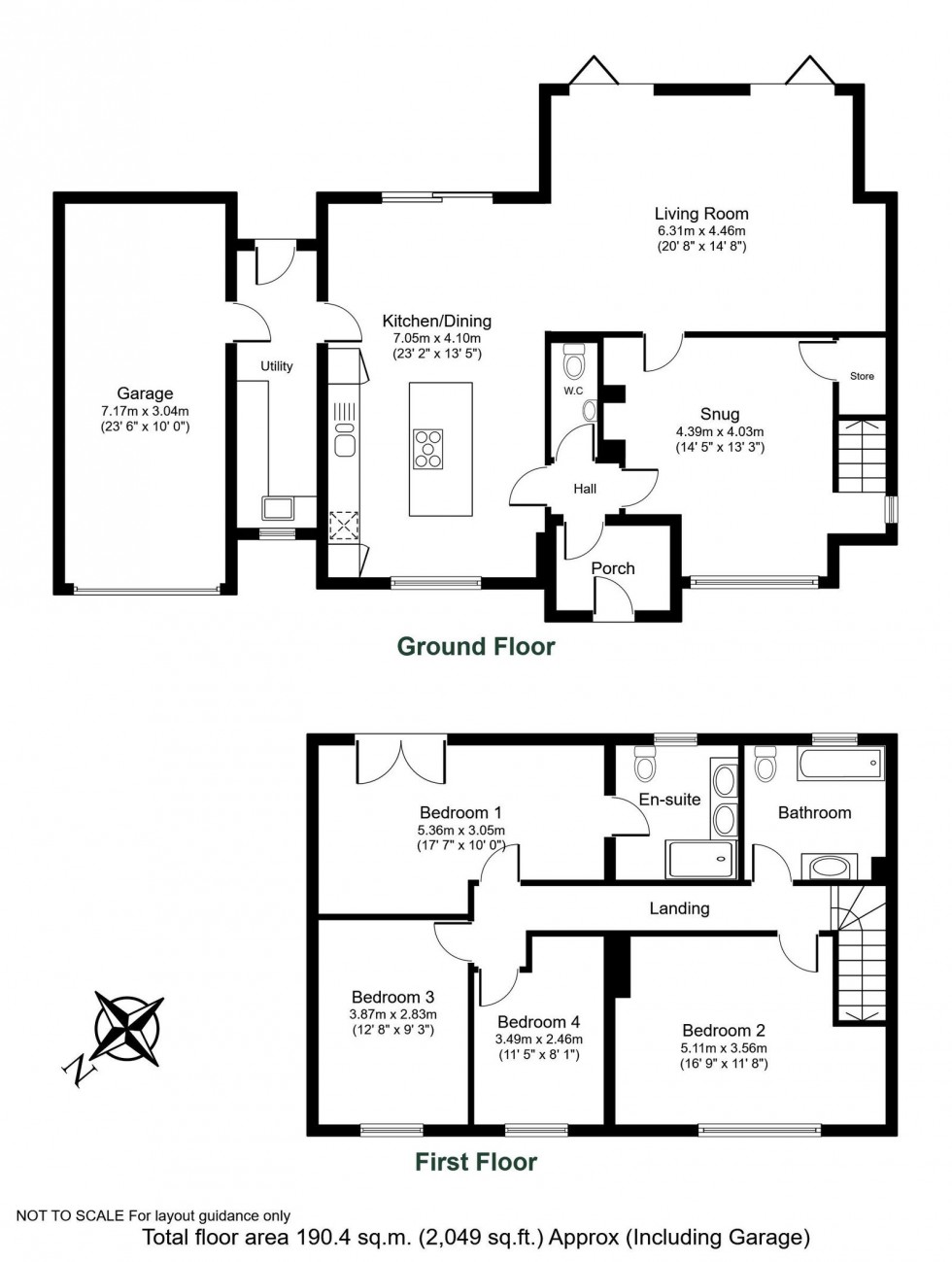 Floorplan for Scarcroft, Grange Cottages, Wetherby Road, LS14