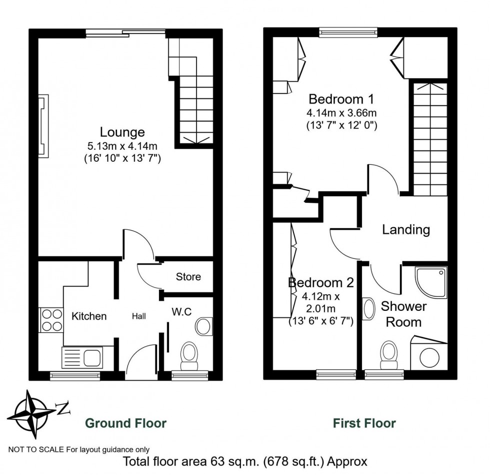 Floorplan for Boston Spa, Hall Mews, Clifford Road, LS23