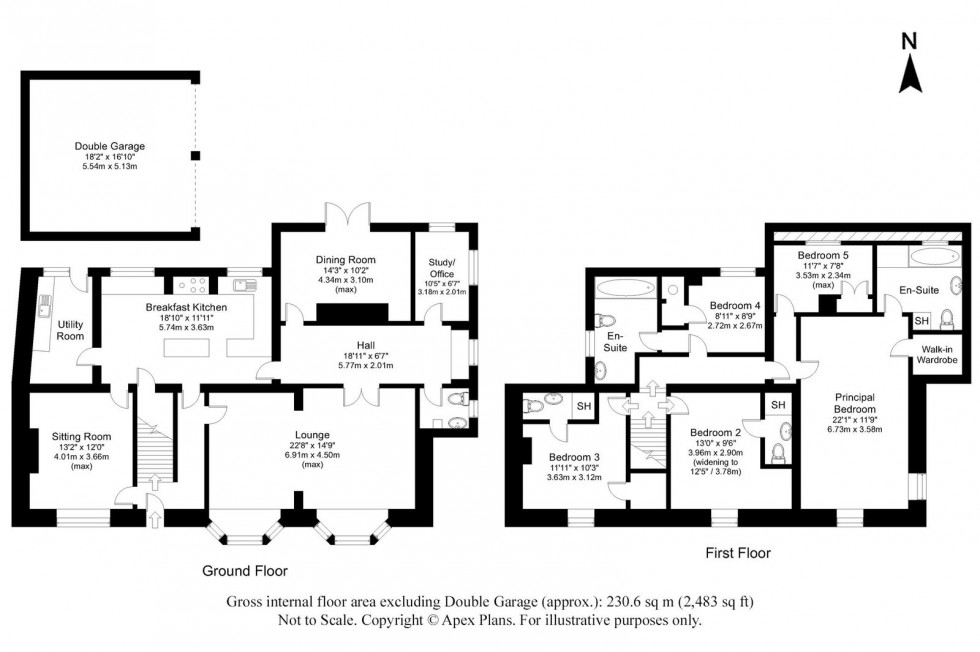 Floorplan for Church Fenton, Station Road, LS24
