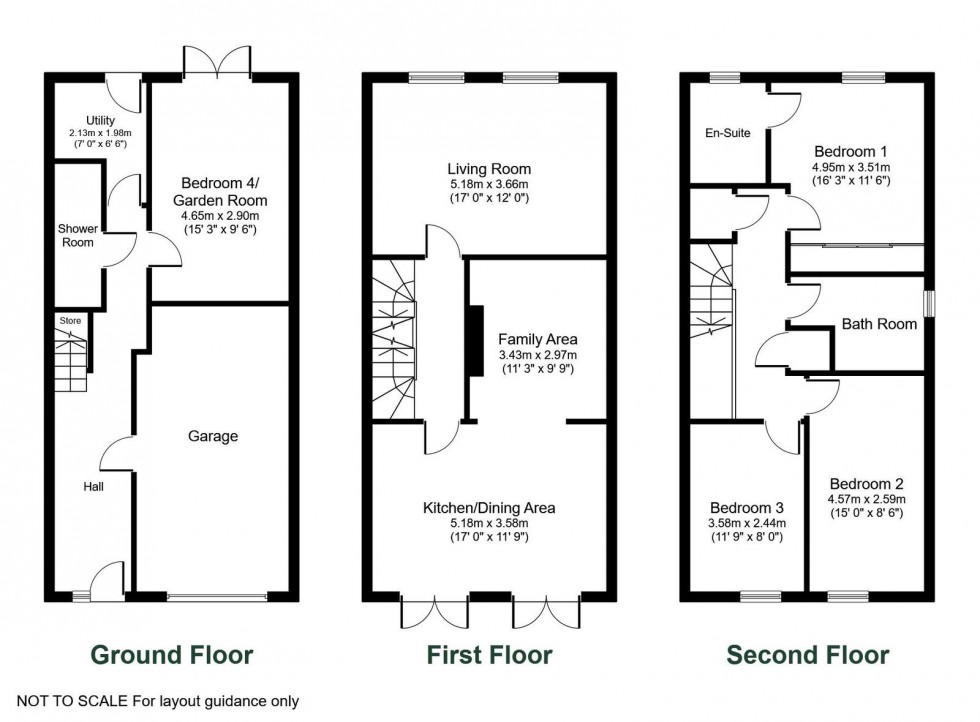 Floorplan for Montagu Crescent, Wetherby, LS22 6BE