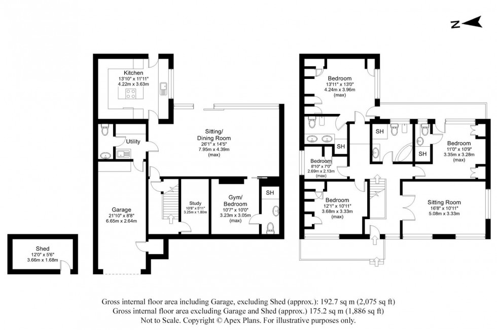 Floorplan for Scarcroft, Larchwood, LS14