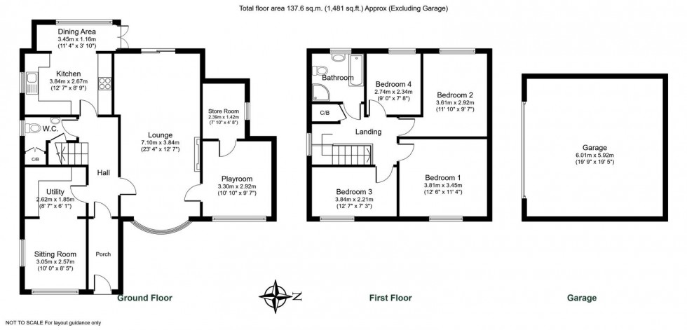 Floorplan for Wetherby, Coniston Way, LS22