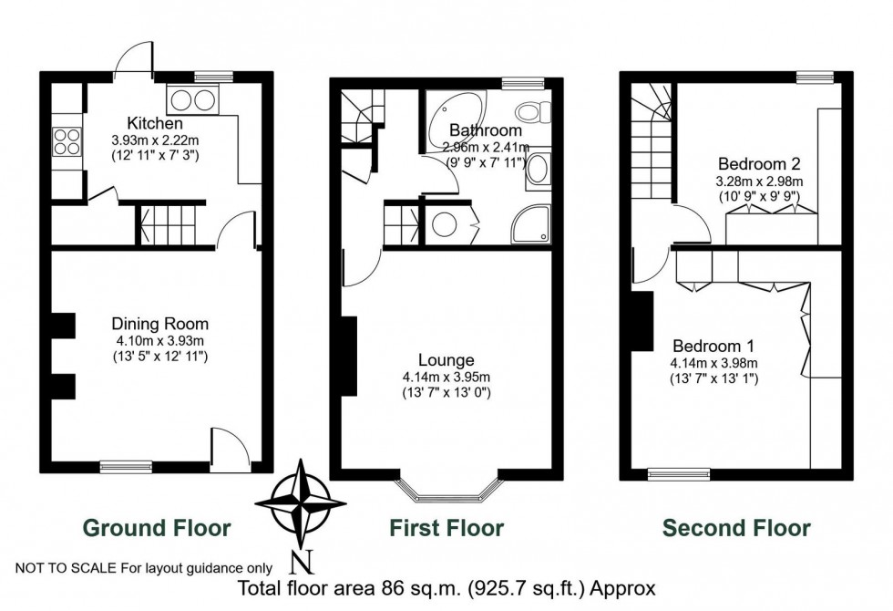 Floorplan for Clifford, High Street, LS23