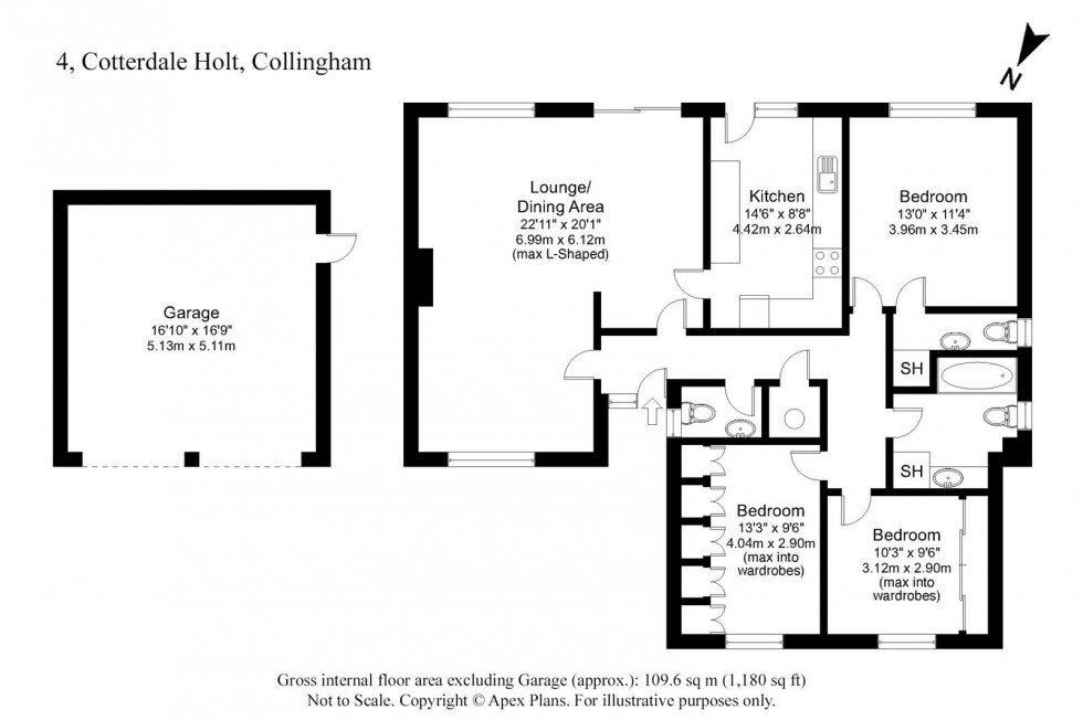 Floorplan for Collingham, Cotterdale Holt, LS22