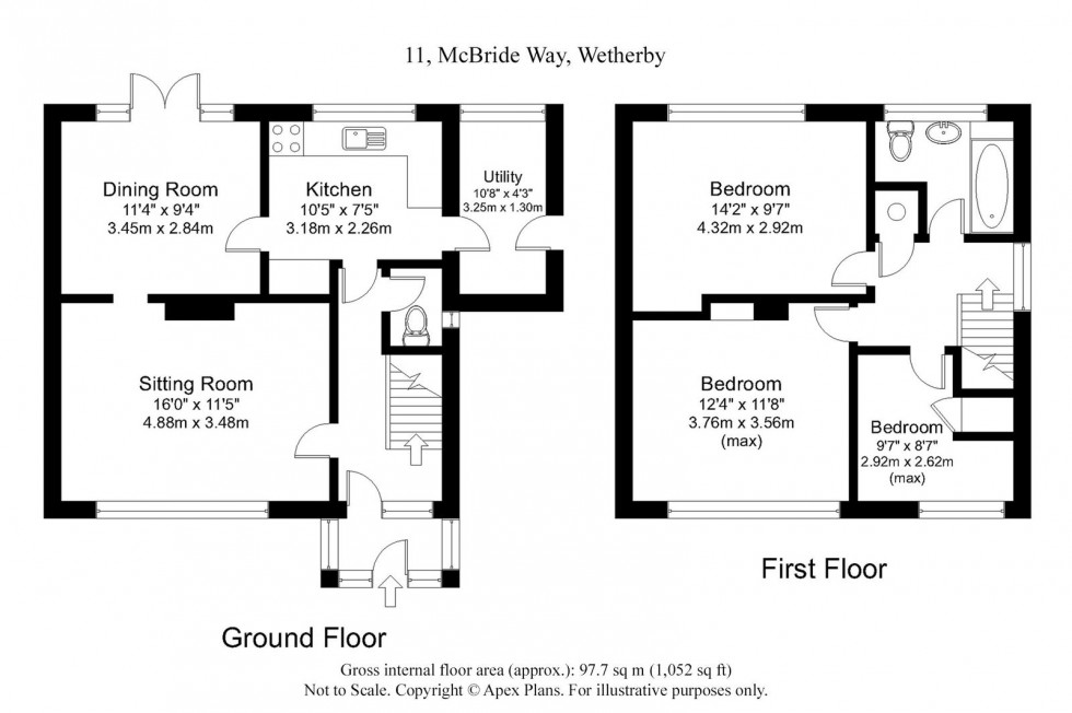 Floorplan for Wetherby, McBride Way, LS22