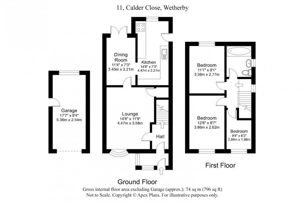 Floorplan for Wetherby, Calder Close, LS22 