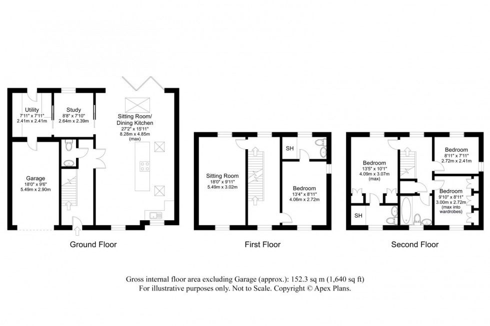 Floorplan for Boston Spa ~ Oxclose Road, LS23 