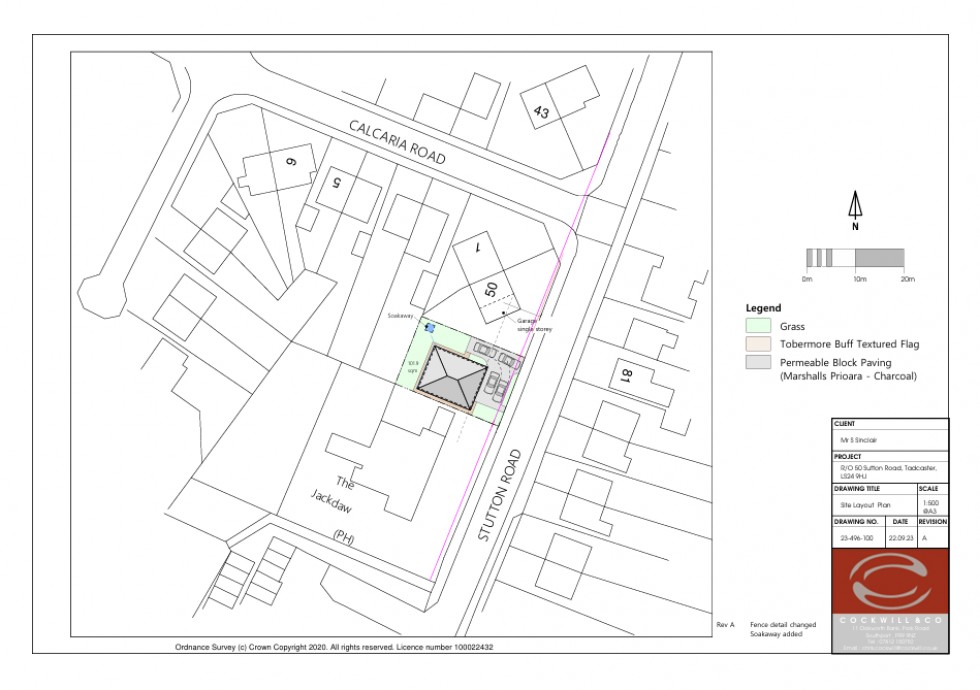 Floorplan for Tadcaster ~ Building Plot, Land between The Jackdaw & No. 50 Stutton Road, LS24 9HJ 
