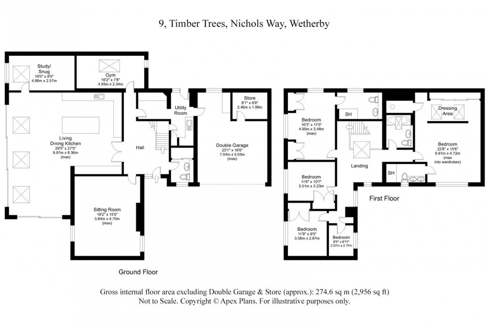 Floorplan for Wetherby, Nichols Lane, LS22