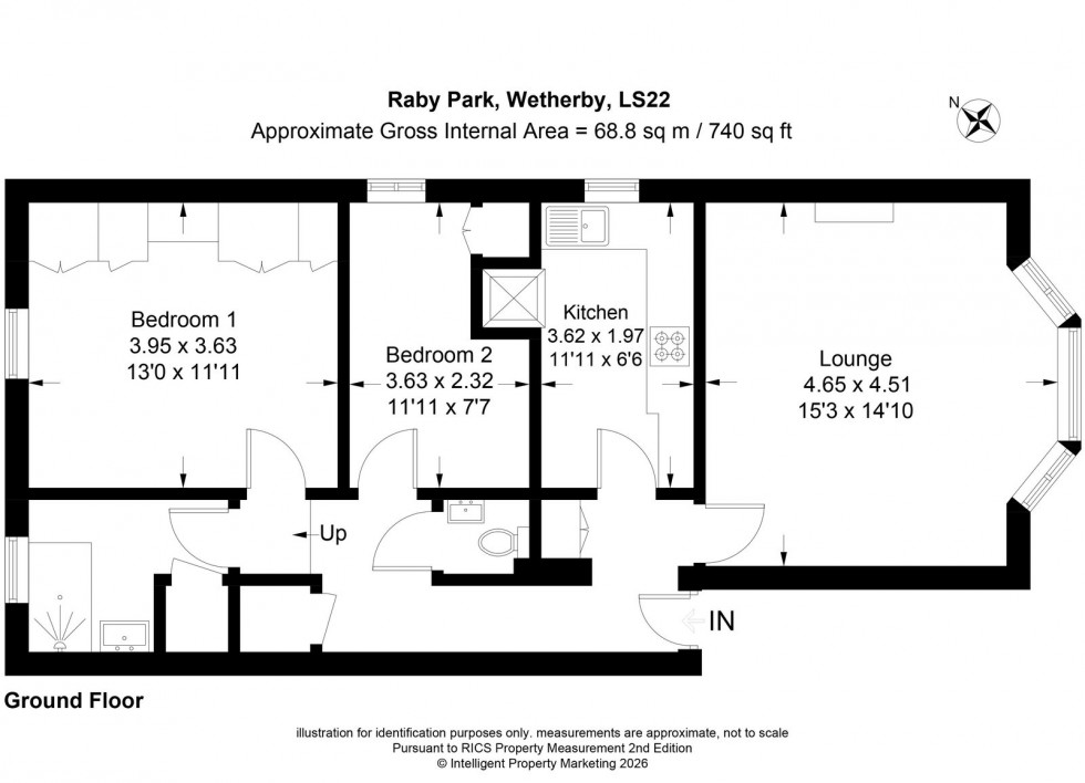 Floorplan for Wetherby ~ Raby Park, LS22