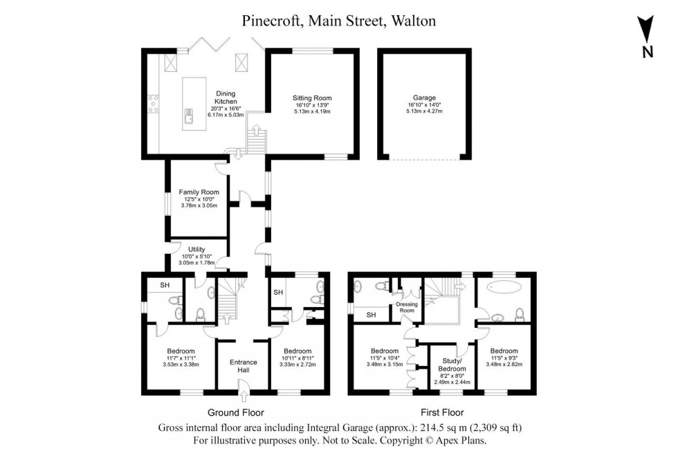Floorplan for Walton, Main Street, LS23 