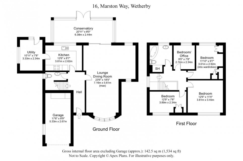 Floorplan for Wetherby, Marston Way, LS22